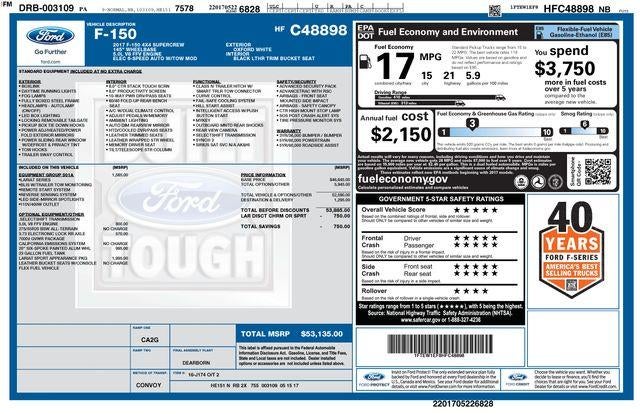 2017 Ford F-150 Lariat