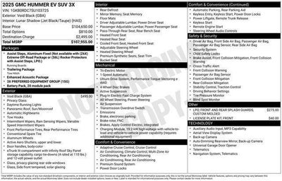 2025 GMC HUMMER EV SUV 3X