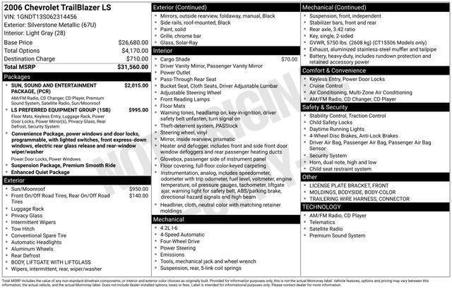 2006 Chevrolet Trailblazer LS