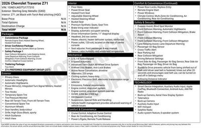 2026 Chevrolet Traverse Z71