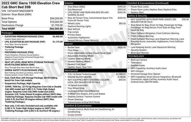 2022 GMC Sierra 1500 Elevation