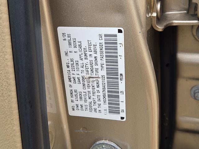2006 Honda Accord Sdn EX