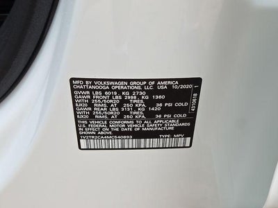 2021 Volkswagen Atlas 3.6L V6 SEL Premium