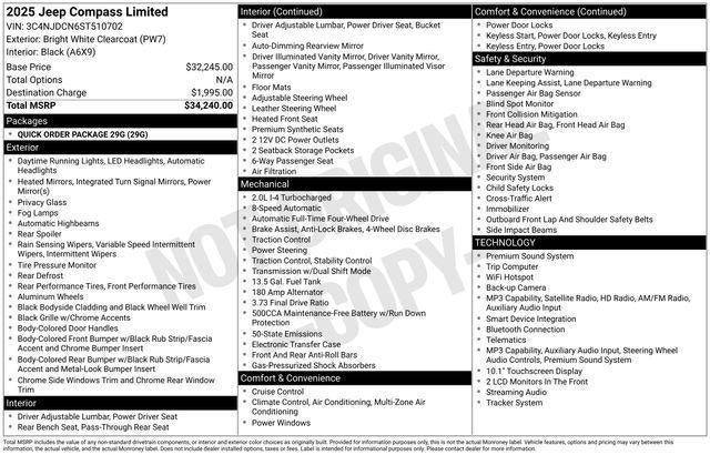 2025 Jeep Compass Limited