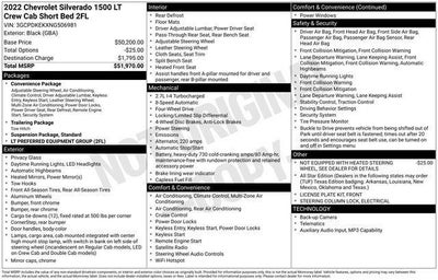2022 Chevrolet Silverado 1500 LT (2FL)