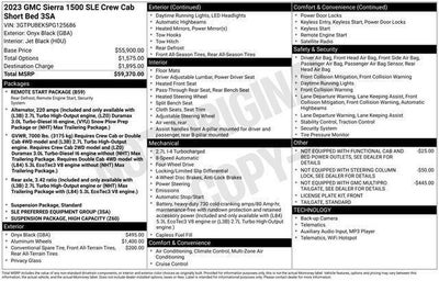 2023 GMC Sierra 1500 SLE