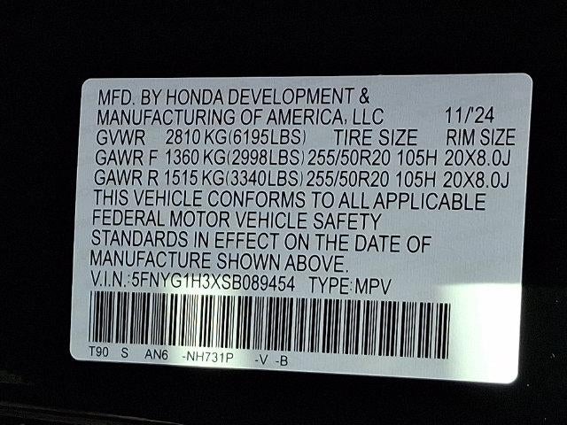 2025 Honda Pilot Sport