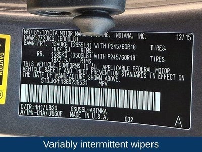2016 Toyota Highlander XLE