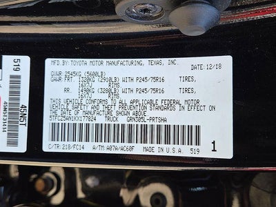 2019 Toyota Tacoma 4WD SR