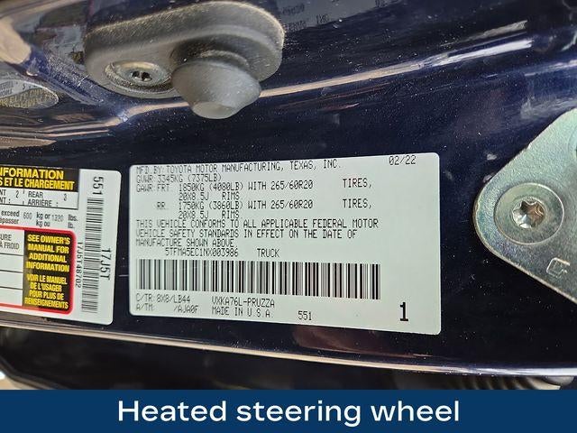 2022 Toyota Tundra 4WD 1794 Edition