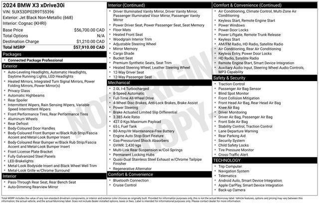 2024 BMW X3 Sports Activity Vehicle
