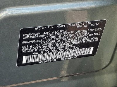 2015 Subaru Forester 2.5i