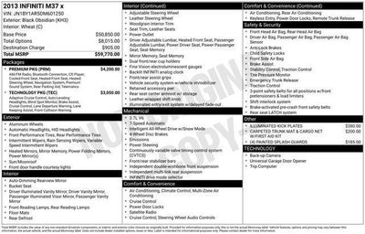 2013 INFINITI M37 Base