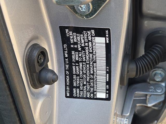 2017 Honda Civic Hatchback EX-L Navi