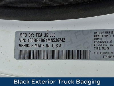 2021 RAM 1500 Big Horn Quad Cab 4x4 6'4" Box