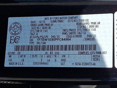 2023 Ford F-150 Tremor