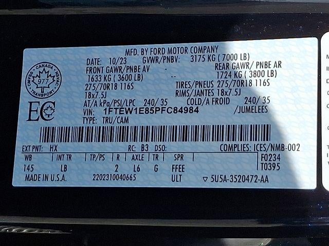 2023 Ford F-150 Tremor