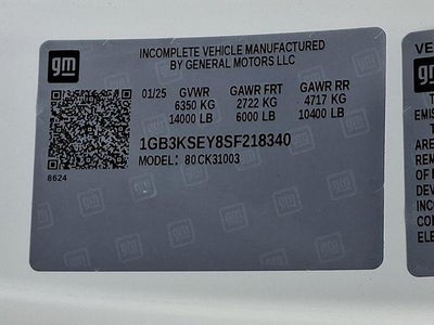 2025 Chevrolet Silverado 3500 HD Chassis Cab Work Truck