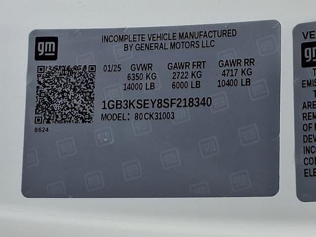 2025 Chevrolet Silverado 3500 HD Chassis Cab Work Truck