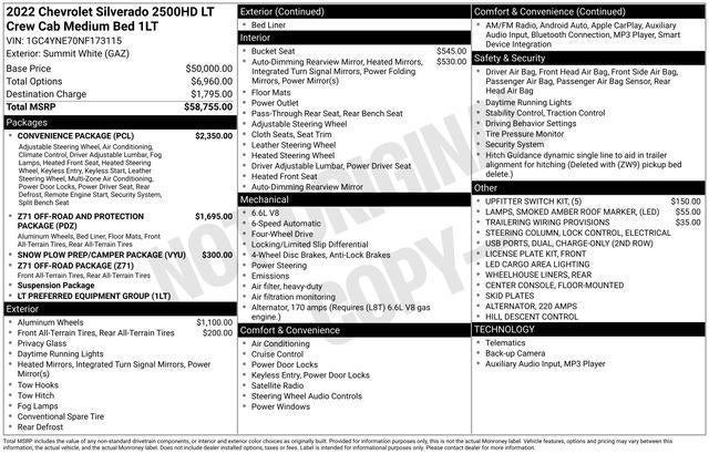 2022 Chevrolet Silverado 2500 HD LT