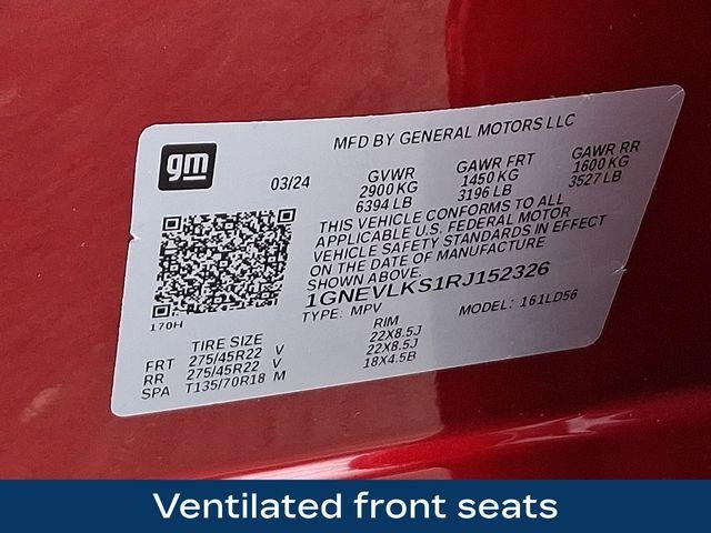 2024 Chevrolet Traverse RS