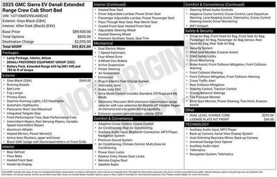 2025 GMC Sierra EV Extended Range Denali