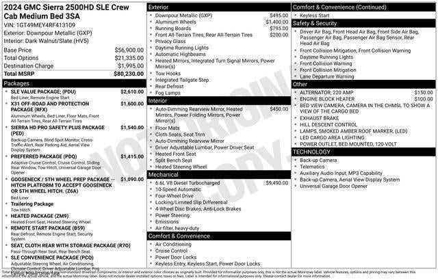 2024 GMC Sierra 2500 HD SLE