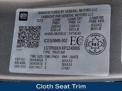 2023 GMC Canyon Elevation