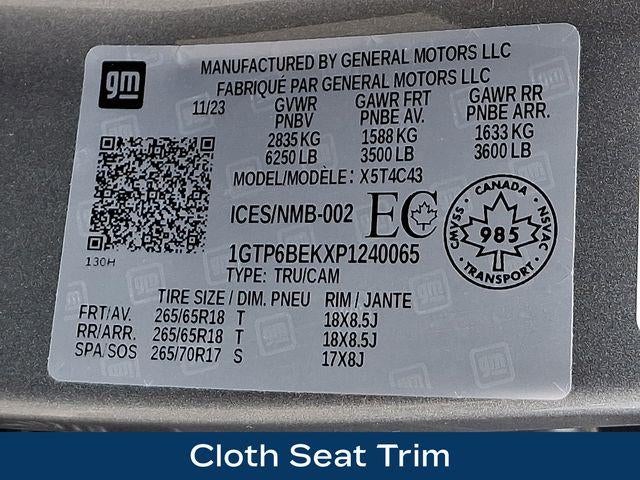 2023 GMC Canyon Elevation