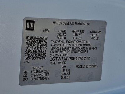 2024 GMC Savana Cargo 2500 Base