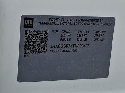 2026 Chevrolet Express Cutaway 3500 Base