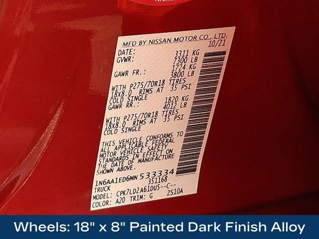 2021 Nissan TITAN Crew Cab PRO-4X 4x4