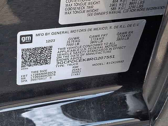 2024 Chevrolet Silverado 1500 Custom Trail Boss