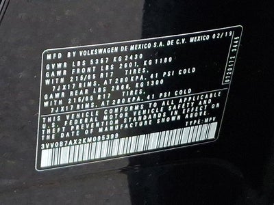 2019 Volkswagen Tiguan 2.0T S