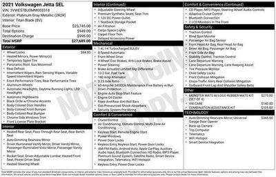 2021 Volkswagen Jetta 1.4T SEL