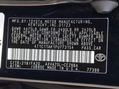 2023 Toyota Camry LE