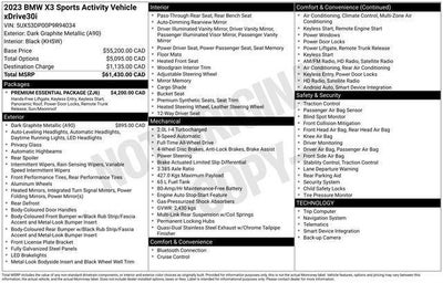 2023 BMW X3 xDrive30i