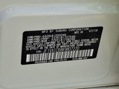 2019 Subaru WRX Premium