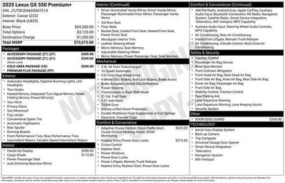 2025 Lexus GX 550 Premium+