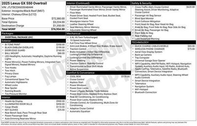 2025 Lexus GX GX 550 Premium
