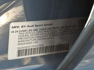 2024 Audi RS 3 Sedan Base