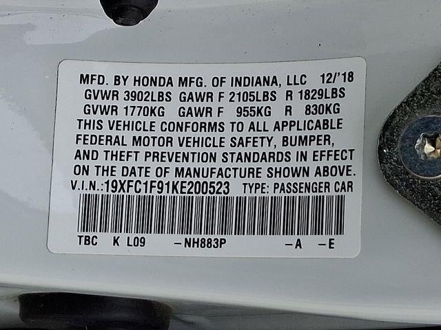 2019 Honda Civic Touring