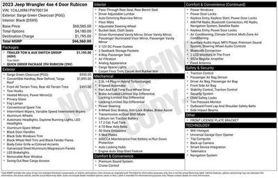 2023 Jeep Wrangler 4xe Rubicon 4x4