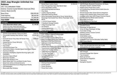 2022 Jeep Wrangler 4xe Unlimited Rubicon 4x4