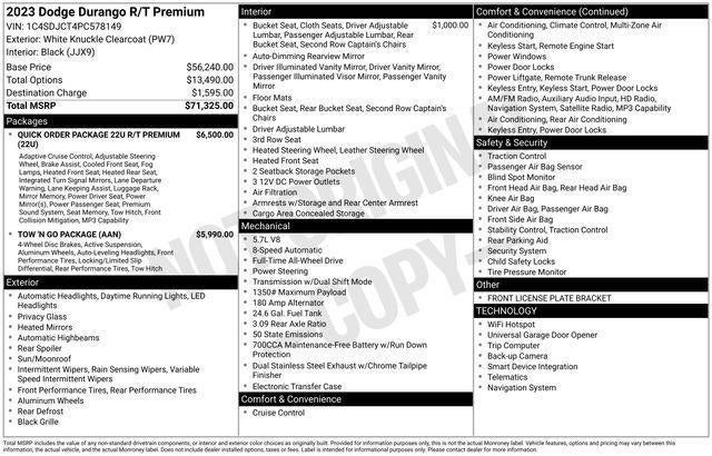 2023 Dodge Durango R/T Premium AWD