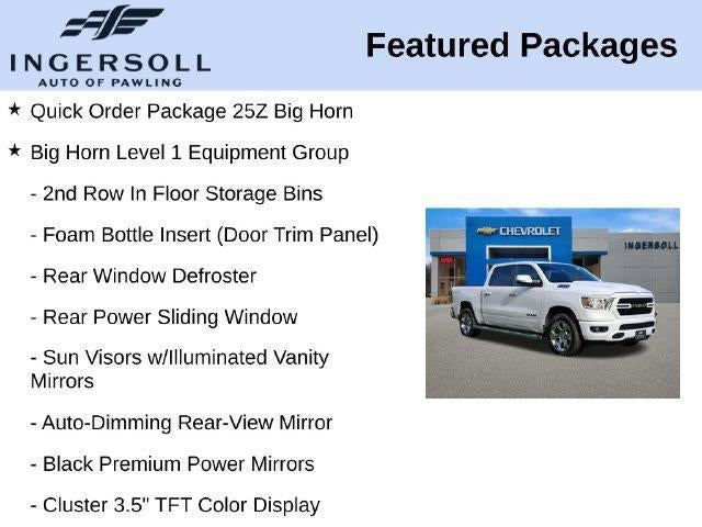 2020 RAM 1500 Big Horn Crew Cab 4x4 5'7" Box