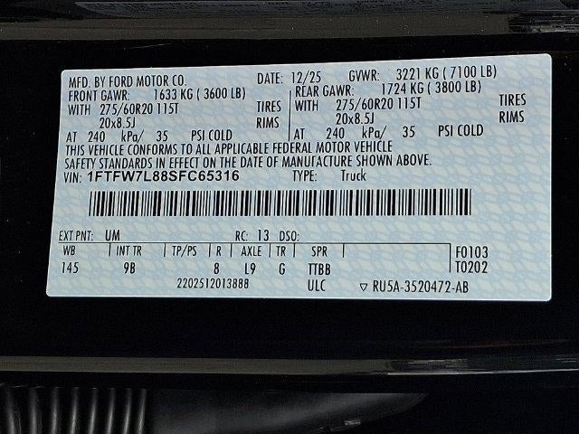 2025 Ford F-150 Platinum