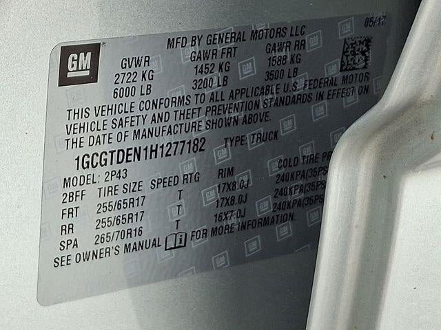 2017 Chevrolet Colorado 4WD Z71