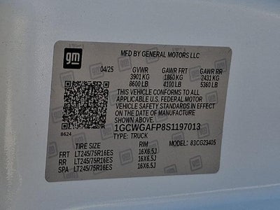 2025 Chevrolet Express Cargo Base