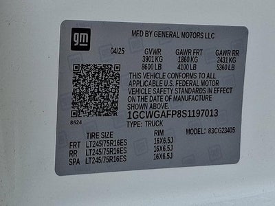2025 Chevrolet Express Cargo Base